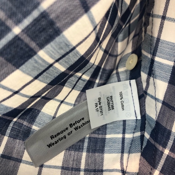 Madewell Central Linus Plaid Split Back Shirt XS - Picture 6 of 7